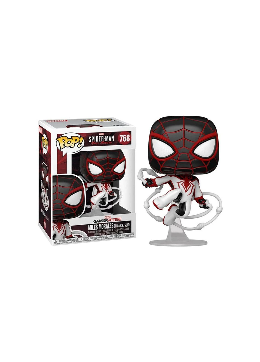 Фигурка Pop Spider Man Miles Morales Games Майлз Моралес Человек Паук 10 см FP SM 768 Funko (373962834)
