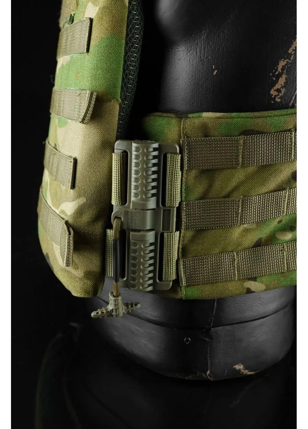 Тактична плитоноска жилет із швидким скиданням Cordura 1000D з IRR обробкою (без плит) Мультикам No Brand (332634892)