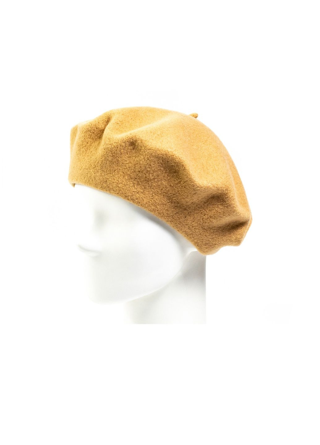 Берет женский шерсть бежевый FLORA SUPER LuckyLOOK 912-597 (322789122)