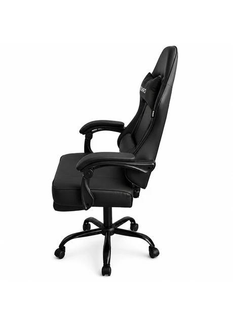 Игровое кресло с подставкой для ног B-203 черное Bonro (395913852)