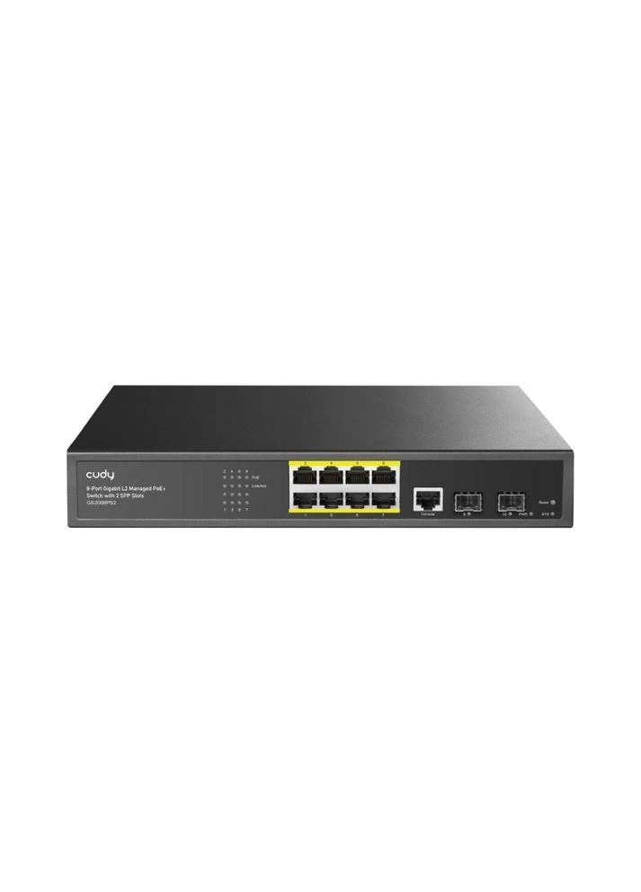 PoE-коммутатор Cudy GS2008PS2 управляемый L2 гигабитный с 8 портами PoE 120 Вт (11 портов) No Brand (396518000)
