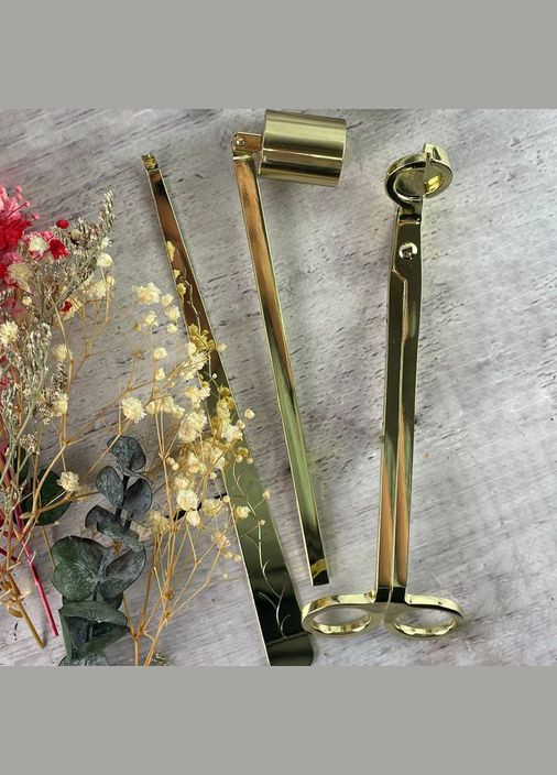 Набор аксессуаров для свечей (золотой) No Brand (322347128)