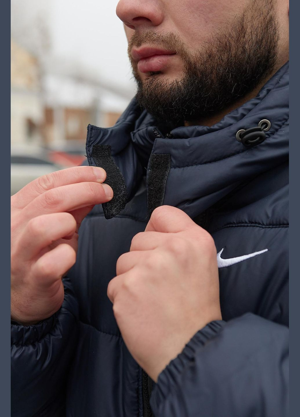 Синяя зимняя куртка зимняя мужская «frost» синяя No Brand