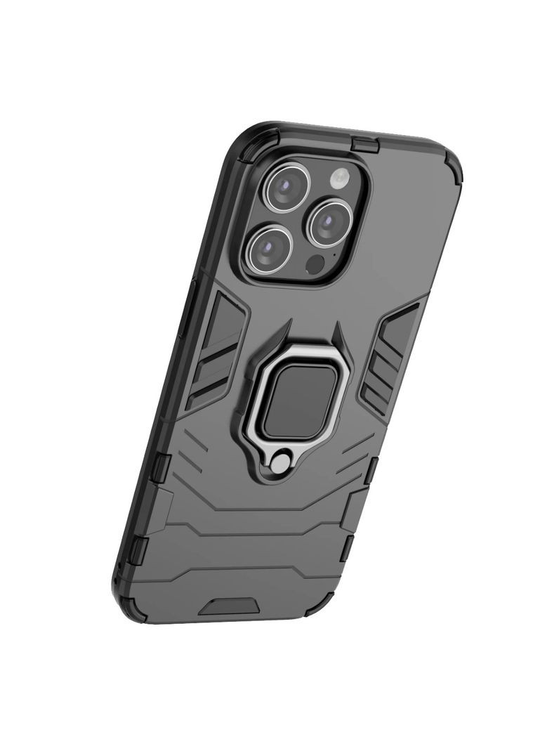 Чехол бампер Ring Armor для Apple iPhone 14 Pro Max Black Primolux (272107569)