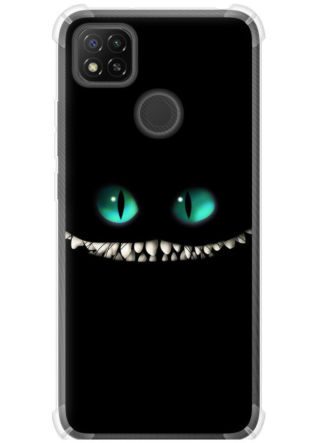 Силіконовий протиударний с посиленими кутами чохол 'Чеширський кіт' для Endorphone Xiaomi Redmi 9C (319854564)