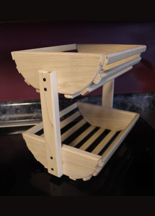 Лоток для овочів і фруктів з дерева Аспарагус бланже (ЯХО-001101) No Brand (327844621)