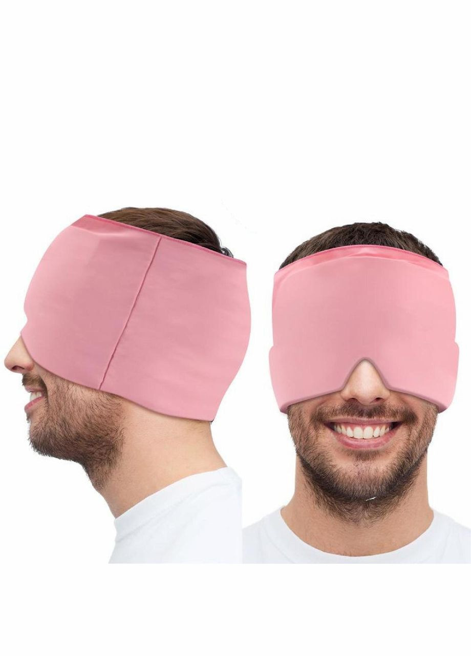 Маска-шапочка для полегшення головного болю та мігрені Рожева Kimiko (325470699)