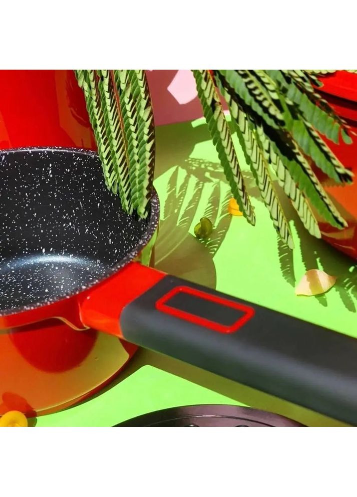 Набор посуды EB-5647 с мраморным антипригарным покрытием для индукционной плиты 12 предметов Edenberg (360654446)