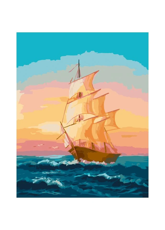 Картина по номерам без подрамника "На волнах" 10630-ACNF 40х50 см Art Craft (333330686)