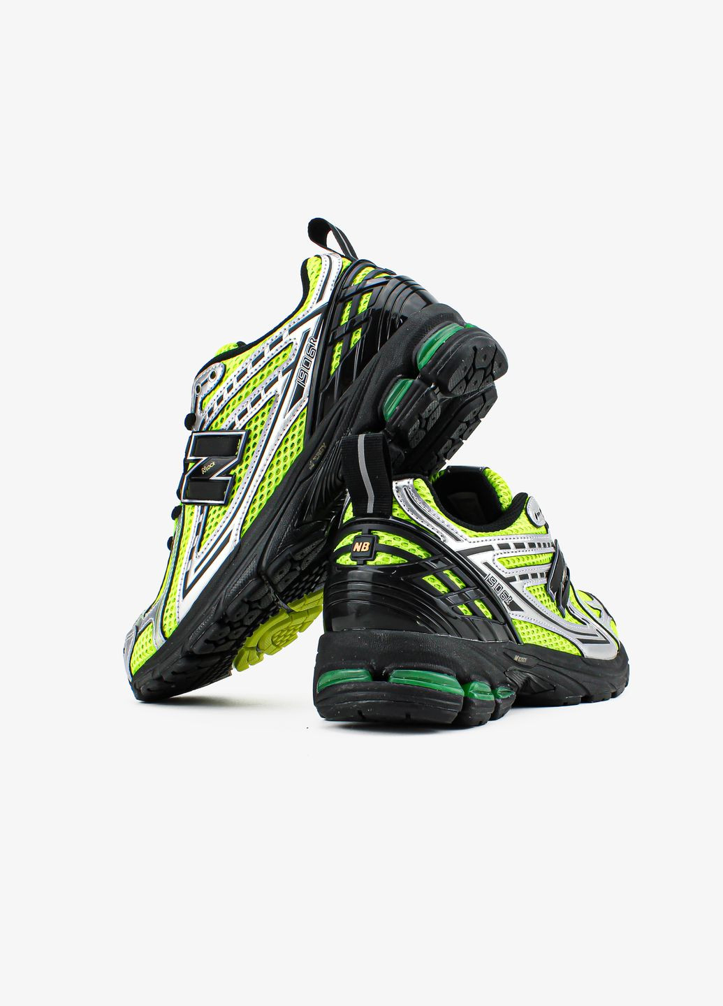 Зелені Осінні кросівки чоловічі new balance 1906r neon green | нью беланс 1906r зелені No Brand