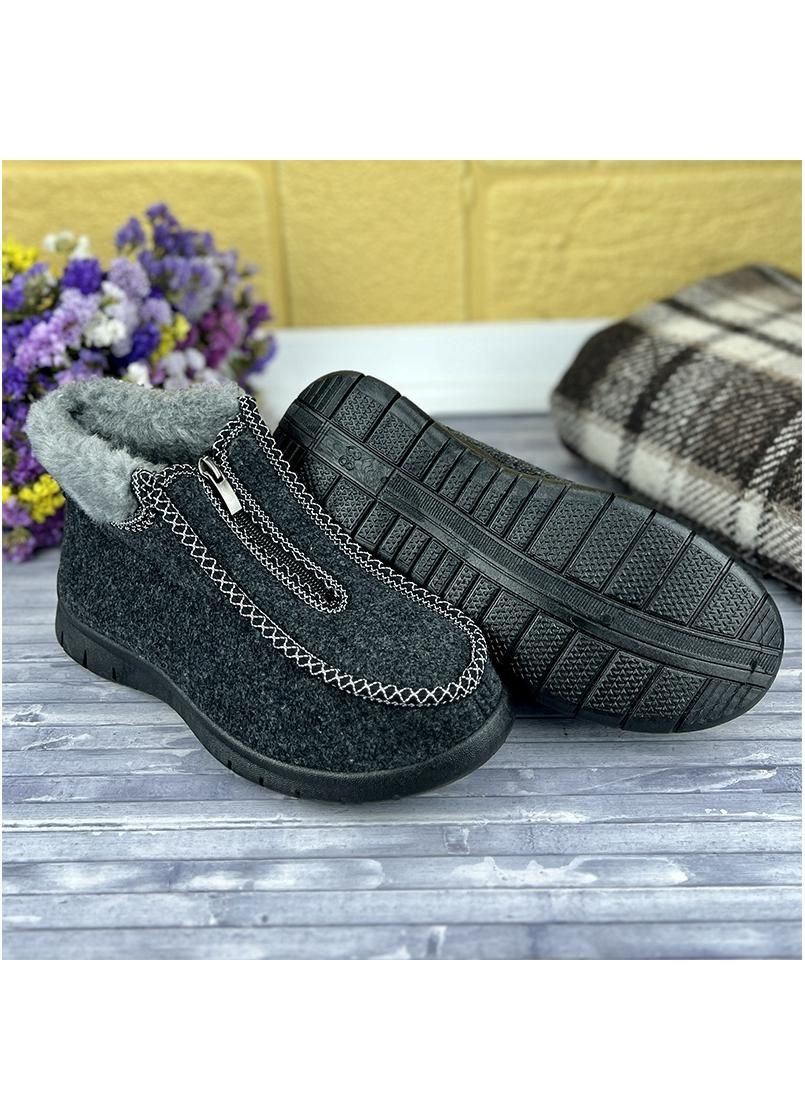 Серые жiночi бурки на замку короткi dagо е-0030101-1 сiрi Dago