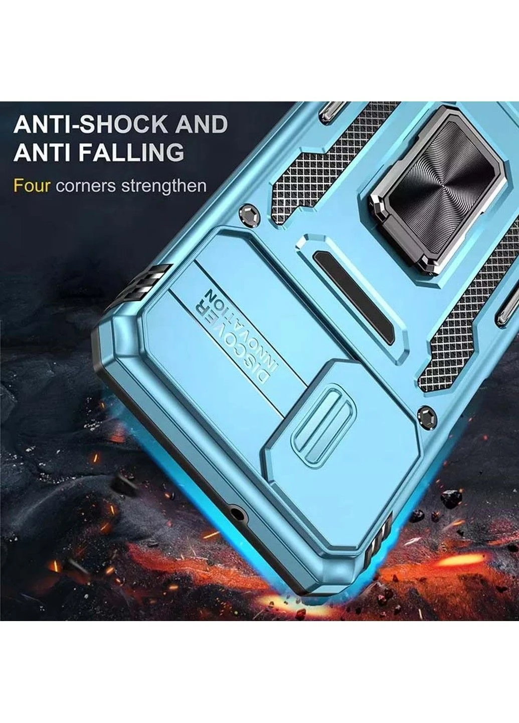 Ударопрочный чехол Camshield Army Ring для Samsung Galaxy M53 5G No Brand (383410359)