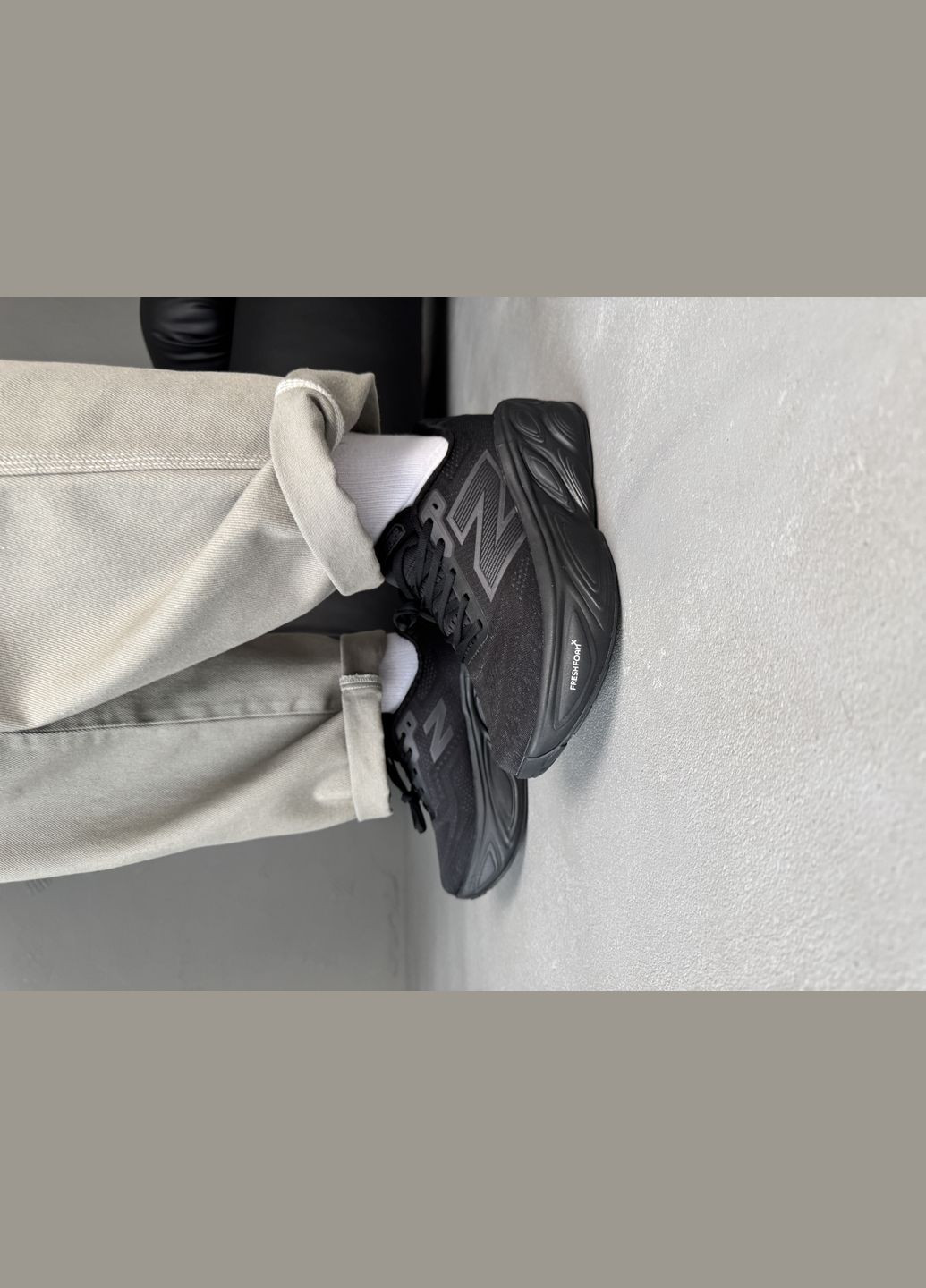 Чорні Осінні кросівки чоловічі new balance fuelcell black | нью беланс фуел селл чорні No Brand