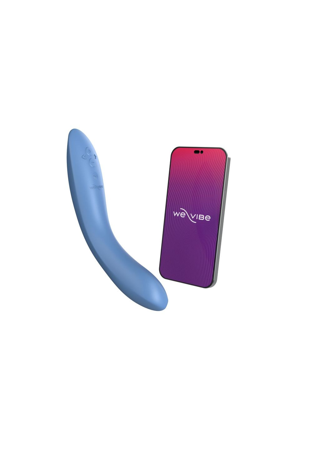 Смарт-вибратор Rave 2 Twisted Pleasure Blue, для точки G и входа во влагалище, 2 мотора We-Vibe (369947552)