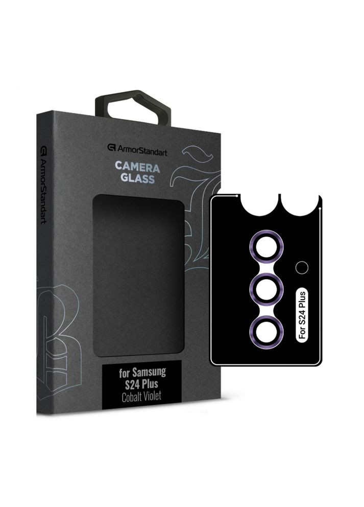 Скло захисне Camera glass Supreme Black Icon Samsung S24 Plus Cobalt Violet (m79502) ArmorStandart Camera glass Supreme Black Icon Samsung S24 Plus C (375792079)