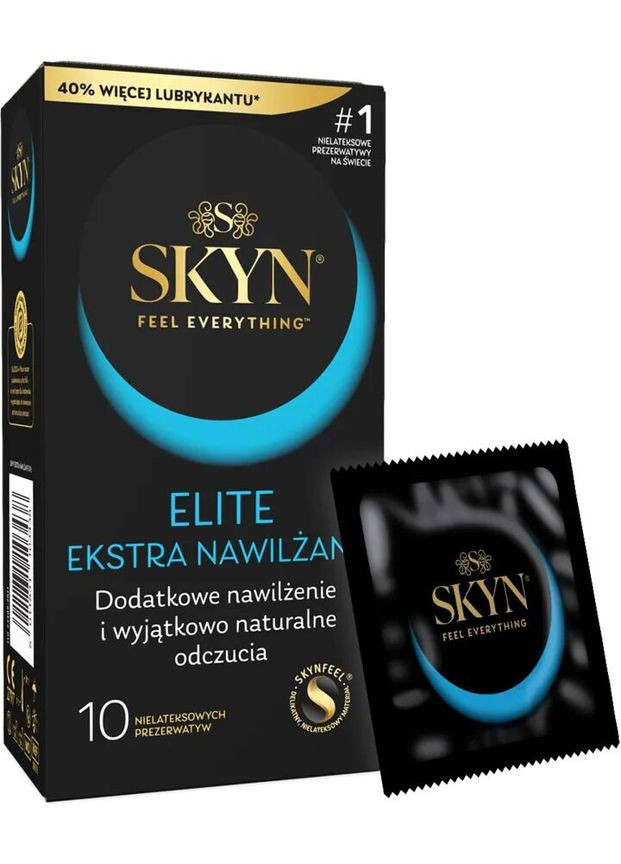 Презервативы Elite Extra Lubricated 10 шт SKYN (342745218)