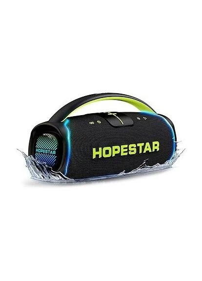 Портативна Bluetooth-колонка A6 Чорний Bluetooth 3.5 мм карта пам'яті протиударна Hopestar (370168218)