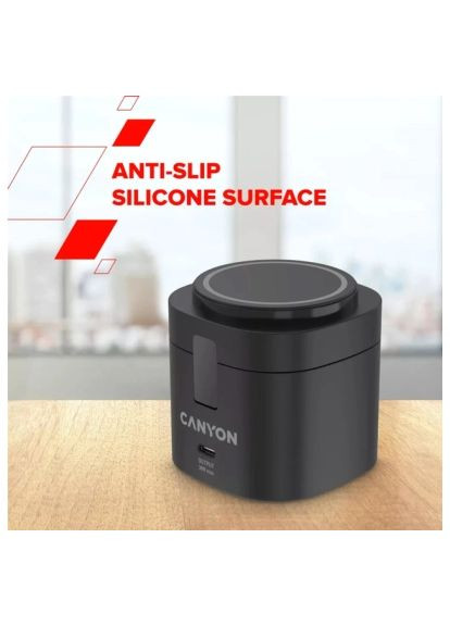 Зарядний пристрій 4-in-1 wireless charging stand 30W + charger 65W + cable 1.0m white (CNS-WCS405W) Canyon 4-in-1 wireless charging stand 30W + charger 65W + (370014440)
