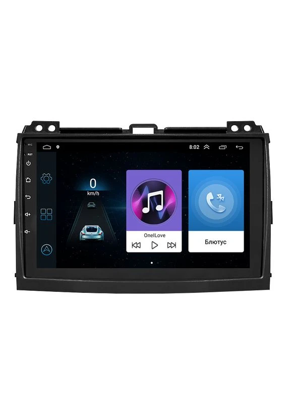Штатна автомагнітола Toyota Land Cruiser Prado (2002-2009гг) 9" 1+16GB Wi-Fi Base GPS Android 3 шт. Lesko (336201291)