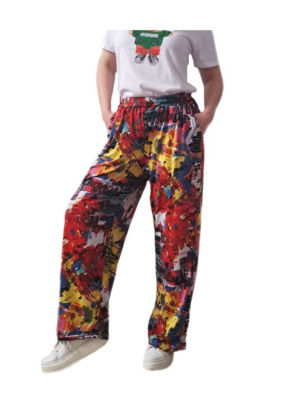 Женские летние штаны палаццо, масло No Brand (315408476)