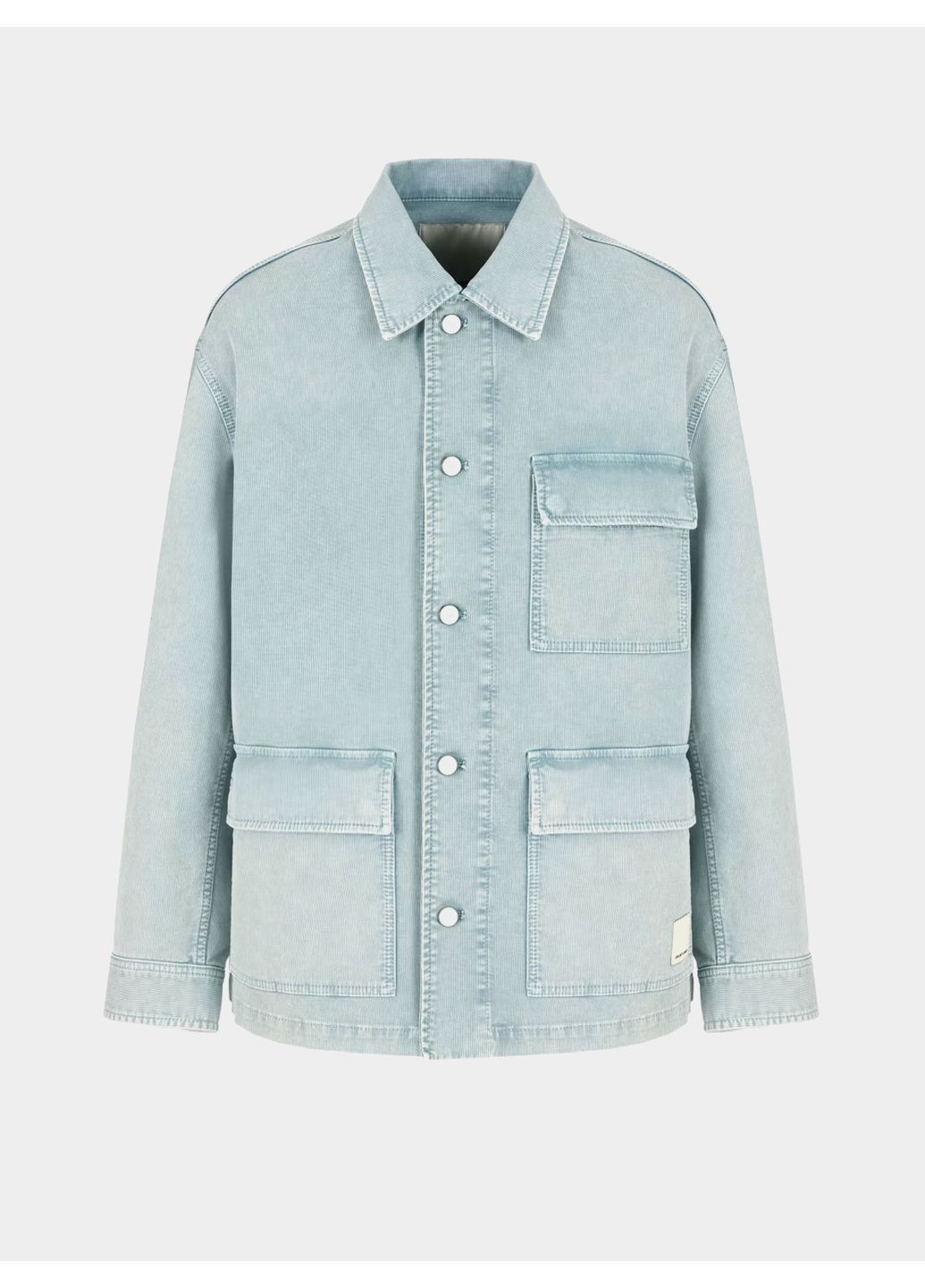 Блакитна демісезонна джинсова куртка 9750721 5o3329 Emporio Armani