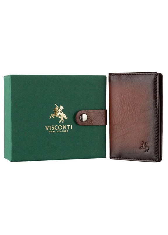 Картхолдер AT55 Jason c RFID Burnish Tan (AT55 B/TAN) Visconti (341827861)