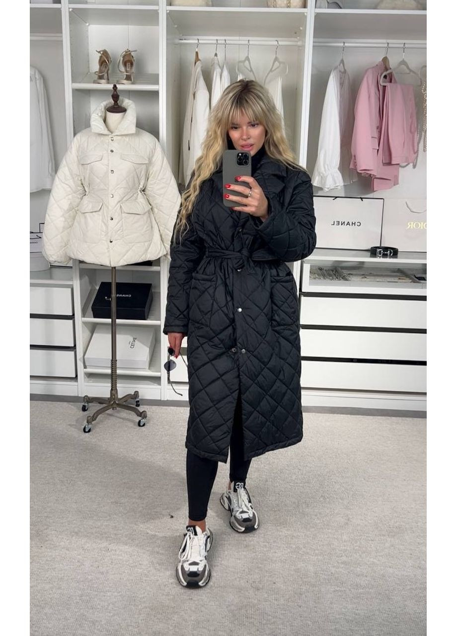 Чорна демісезонна куртка, колір чорний Fashion