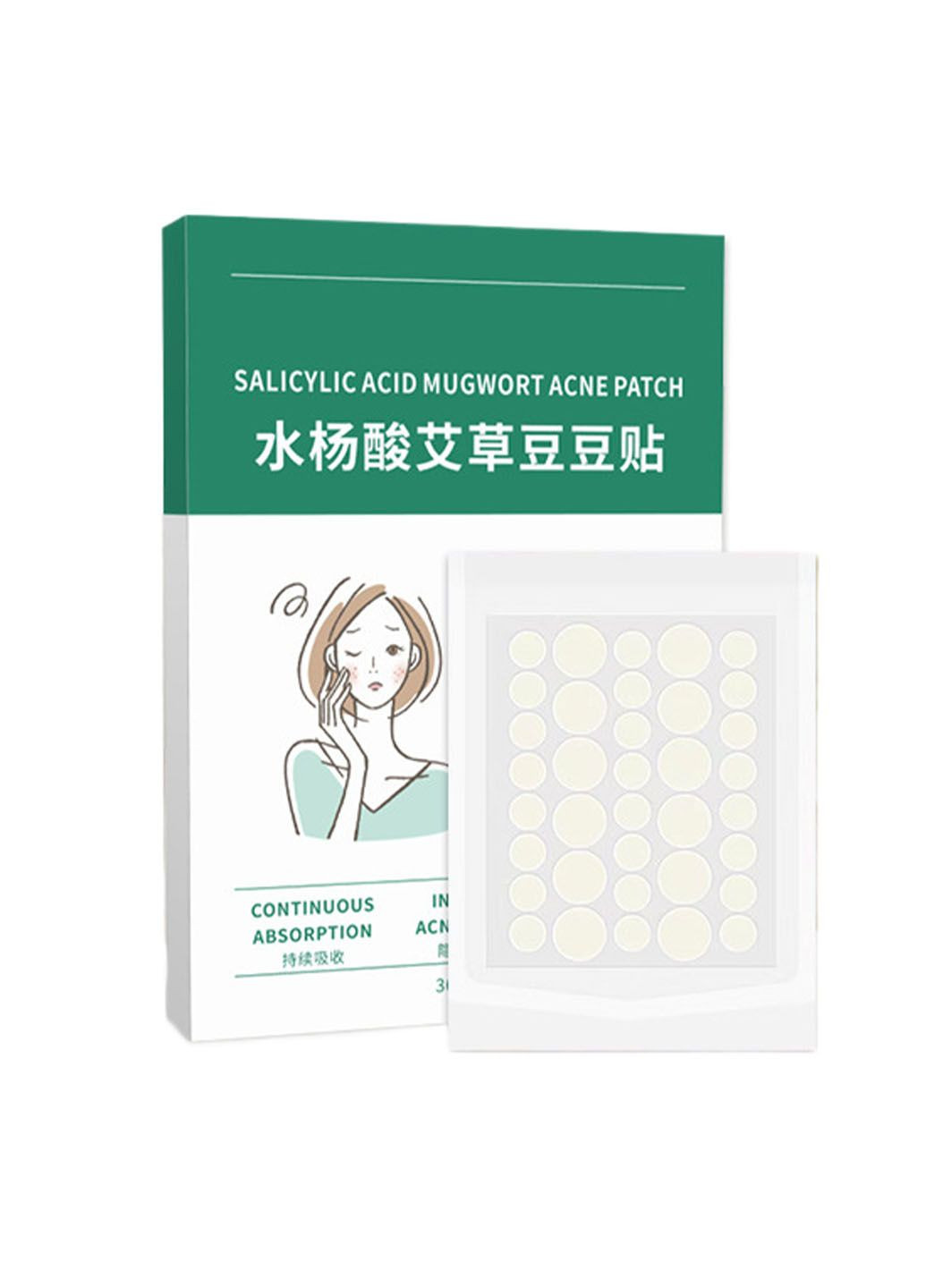 Набір патчів від прищів 36 шт 24 денні водонепроникні та 12 нічні з підвищеним поглинанням прозорі No Brand (352768058)