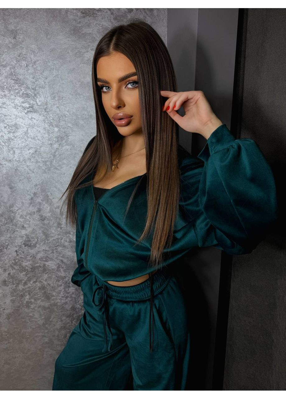 Велюровий жіночий костюм Fashion (361269005)