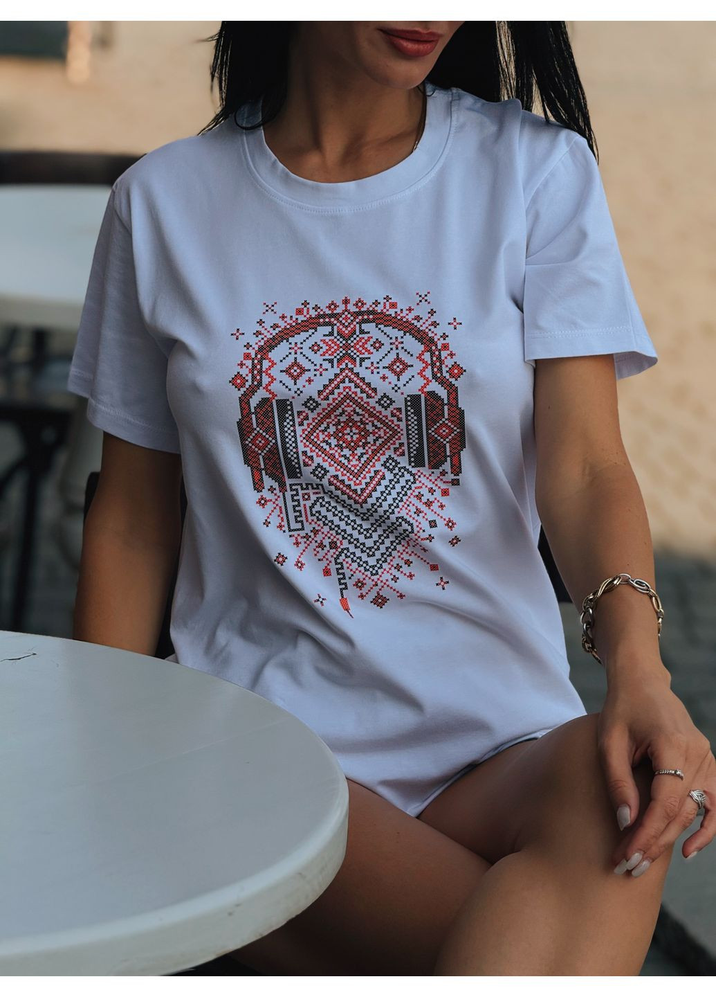 Женская футболка из хлопка Fashion Girl Identity - (353849133)