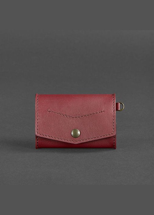 Женская кожаная монетница с клапаном 1.0 бордовая (A-026557) BlankNote (341307539)
