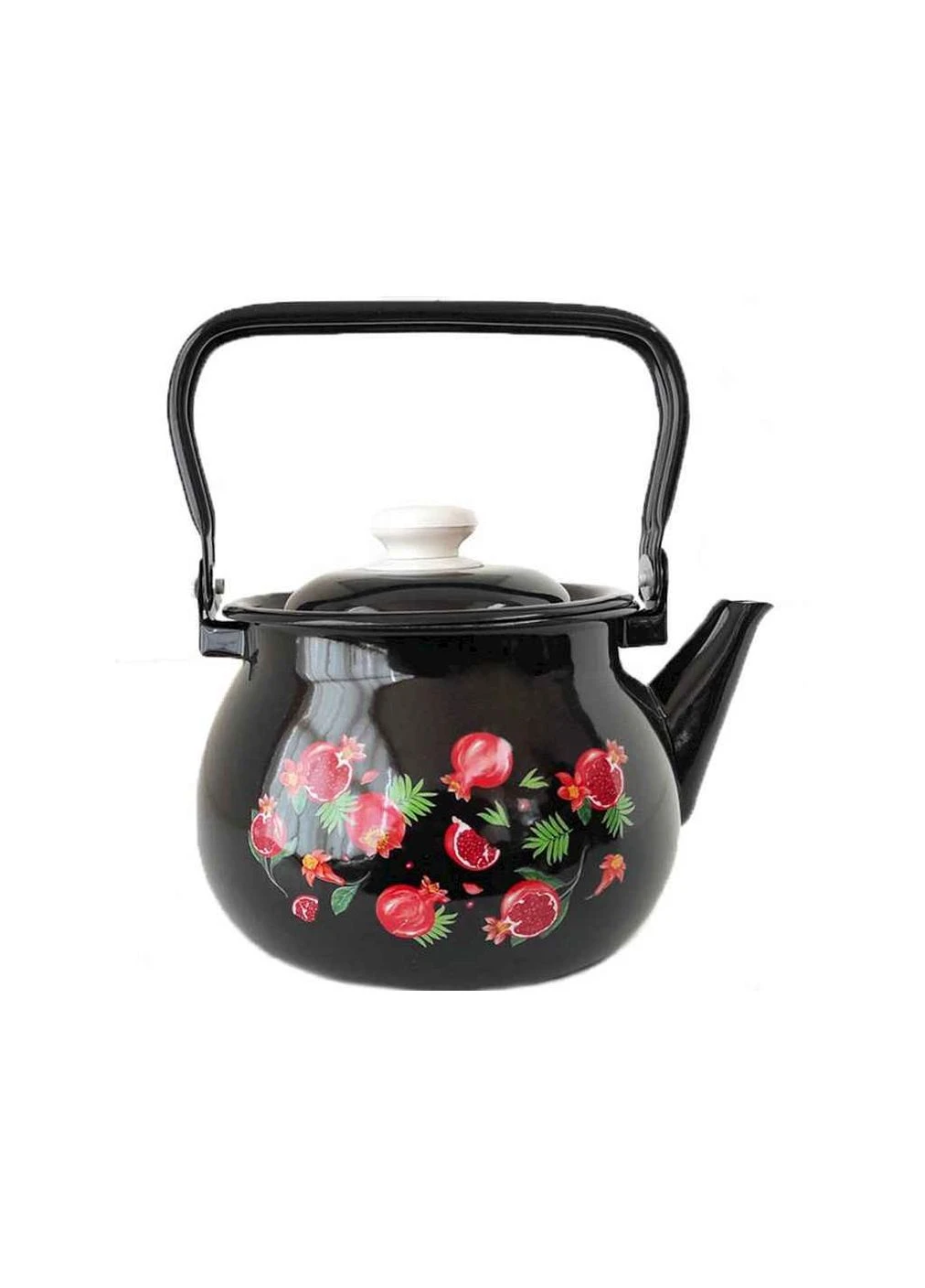 Чайник эмалированный 2,5л /4 Гранат (черный) I2710/4 ТМ IDILIA No Brand (393970070)