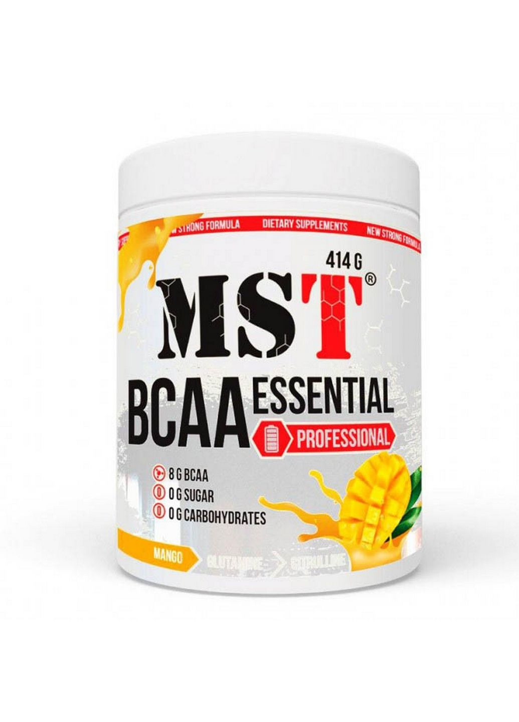Аминокислота BCAA BCAA Essential Professional, 414 грамм Манго MST (293482015)