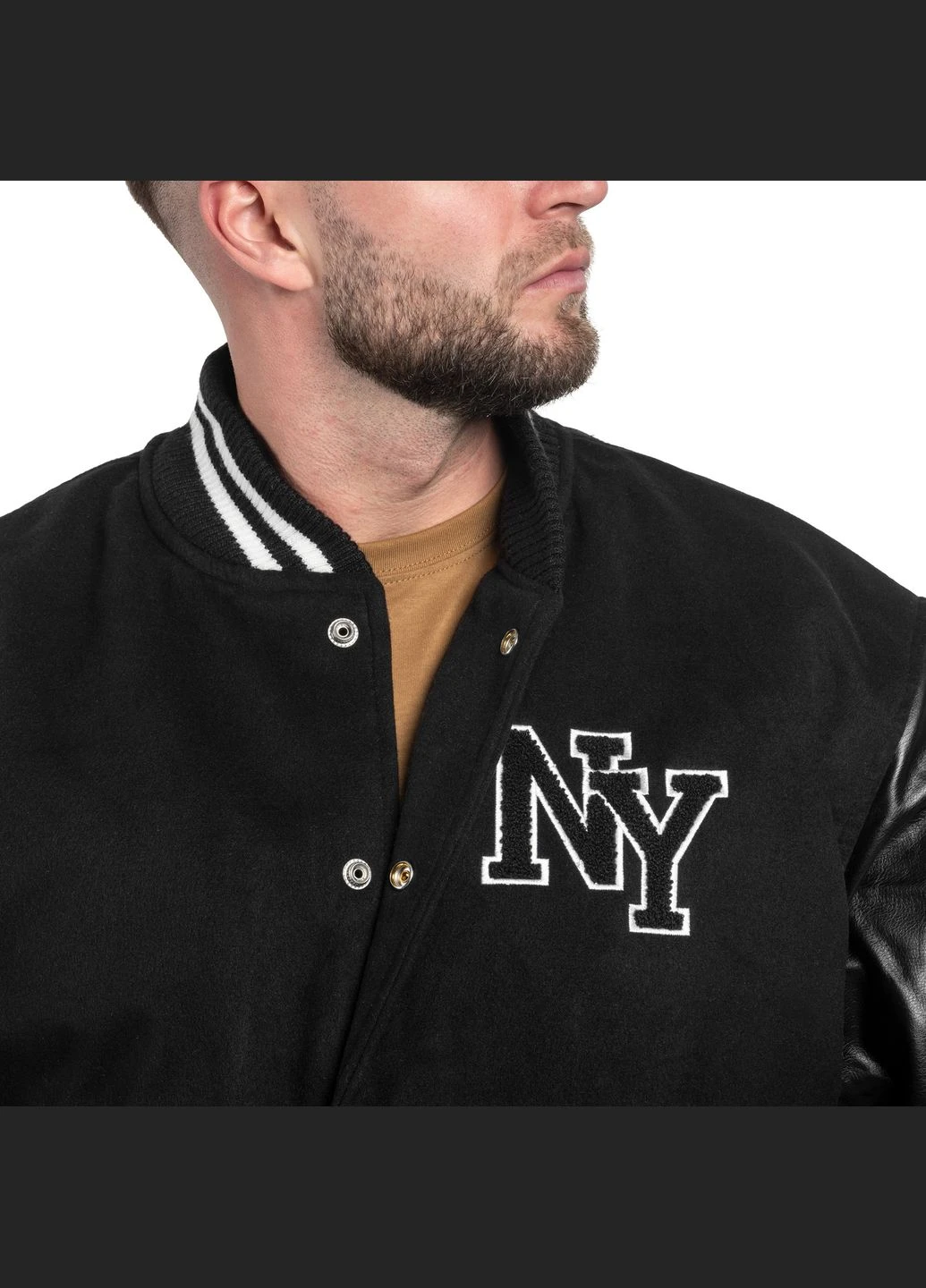 Куртка демісезонна Sturm NY Baseball Jacket with Patch Black Mil-Tec (340560006)