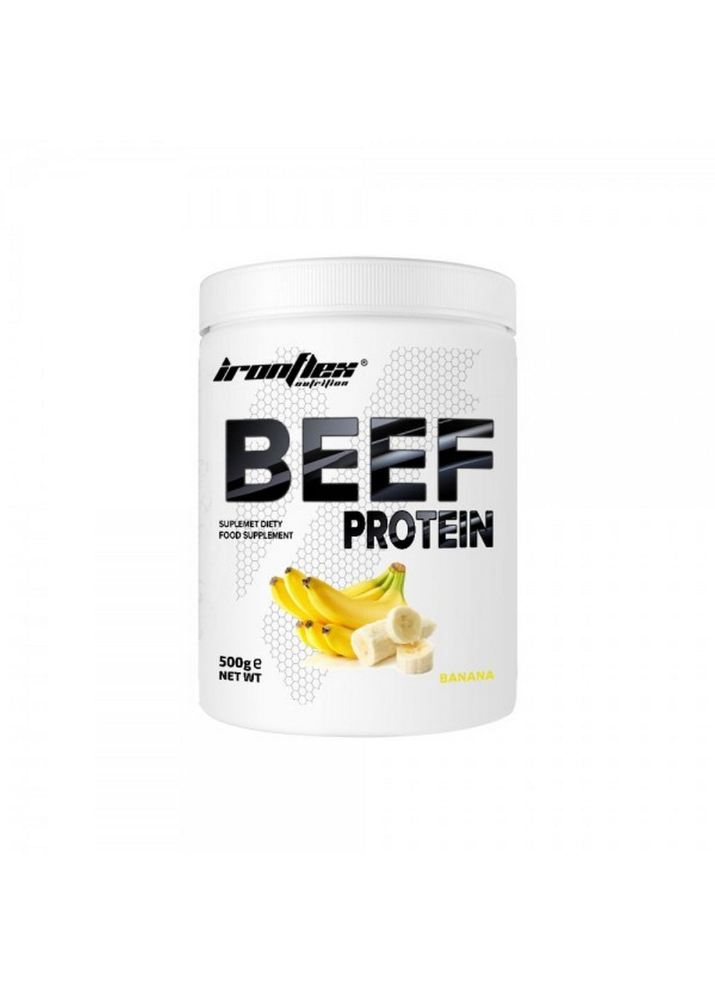 Протеїн Beef Protein, 500 грам Банан Ironflex (293422003)