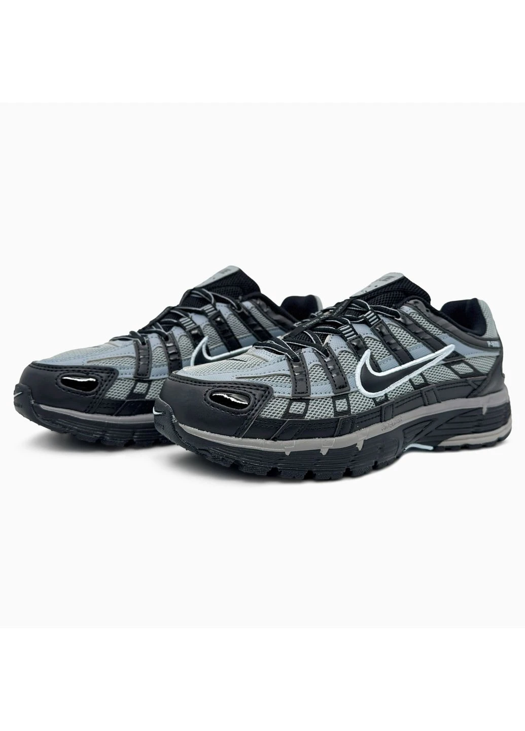 Цветные демисезонные p-6000 grey/black Nike 207160