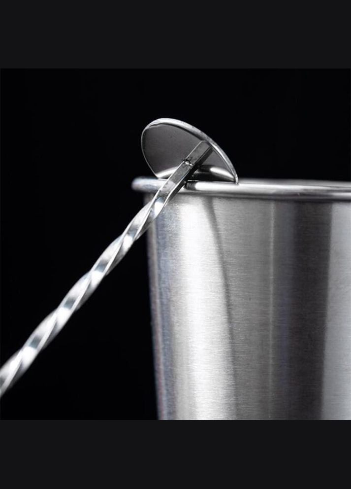 Набір барних коктейльних ложок з нержавіючої сталі 20,5 см 2 шт Сріблястий (С051368-2) ТМ (349843721)