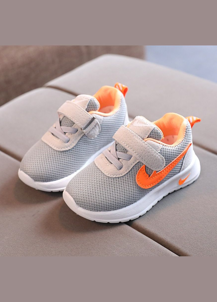 Цветные всесезонные кроссовки детские air серые No Brand