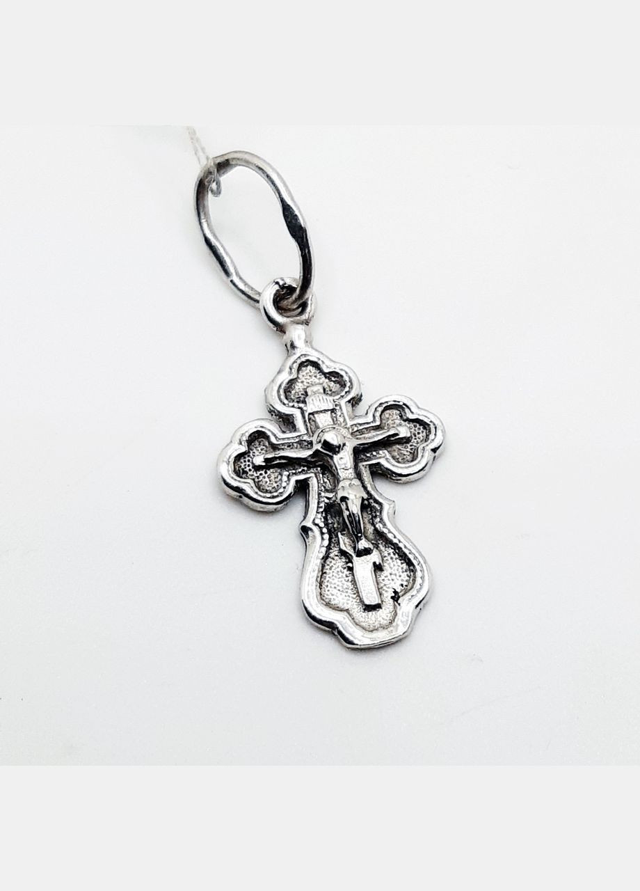 Крестик "спаси и сохрани" серебро 925° 1,07г. маленький () Сапфір 35С035 (306432428)