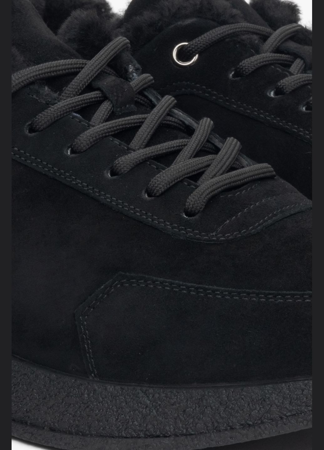 Чорні Зимовий кросівки, колір чорний Estro