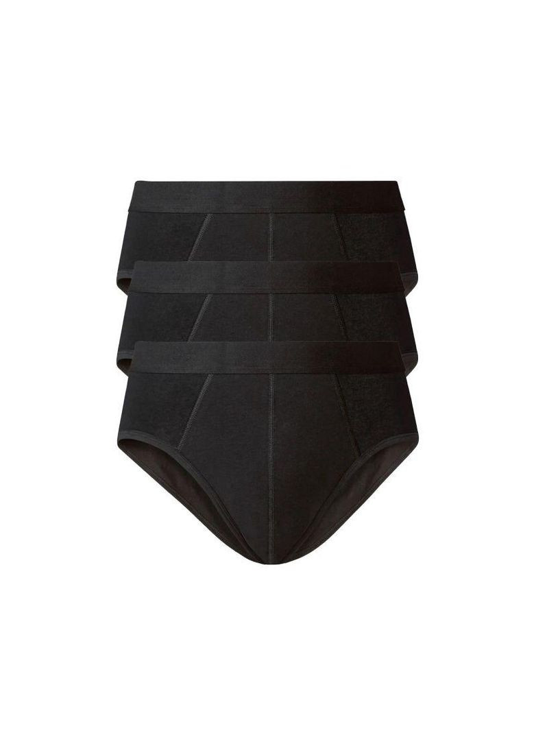 Мужские Слипы LYCRA L Черные (3 шт/уп) Livergy (372502776)