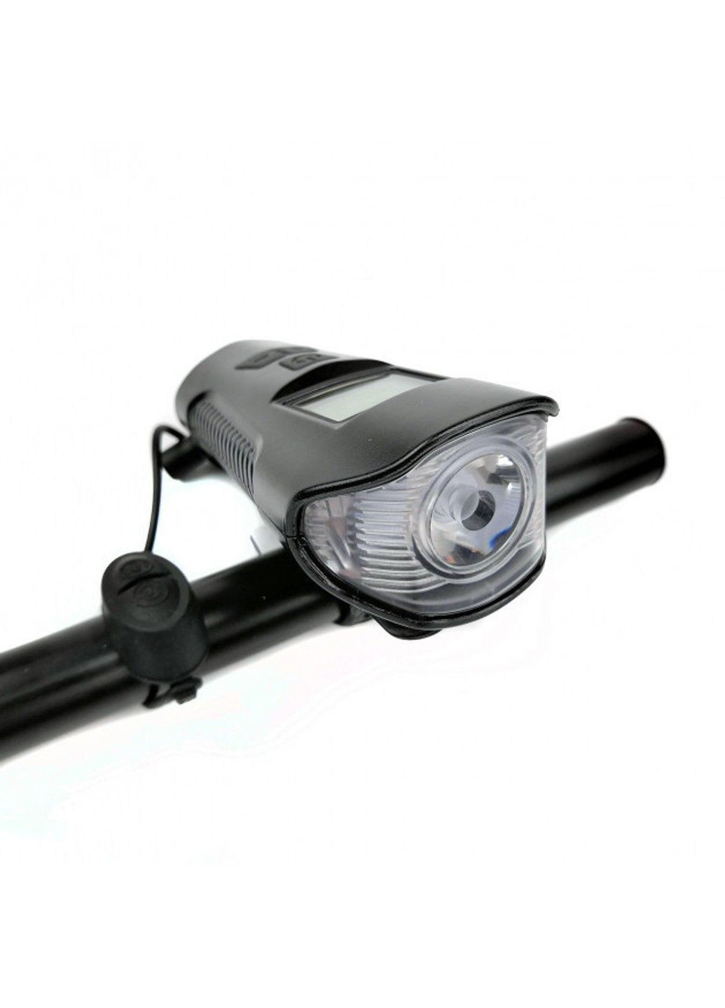 Велосипедный передний фонарь фара FY-317 с сигналом и велокомпьютером No Brand (331640447)