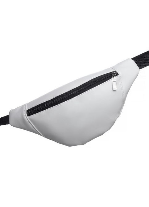 Сумка на пояс через плече жіноча з екошкіри середня Білий 38711 Sambag (353302625)