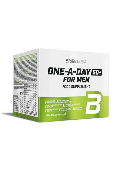 Вітаміни для чоловіків 50+ One-A-Day 50+ For Men, 30 пакетів Biotech (361119066)
