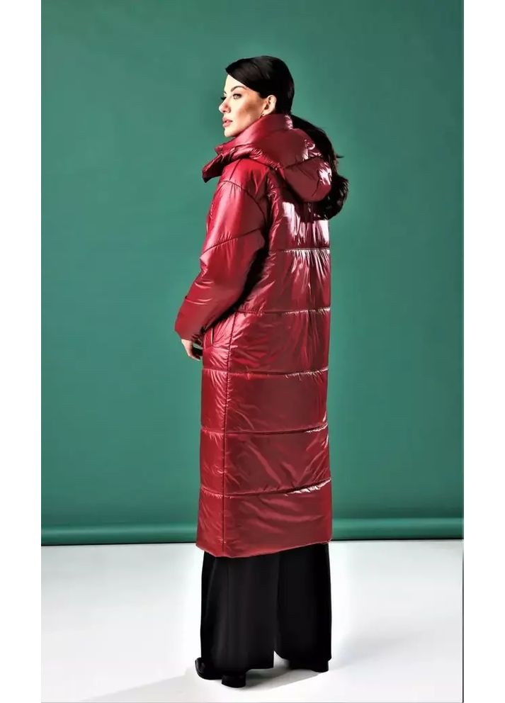 Бордовый демисезонный Пуховик Marshal Wolf