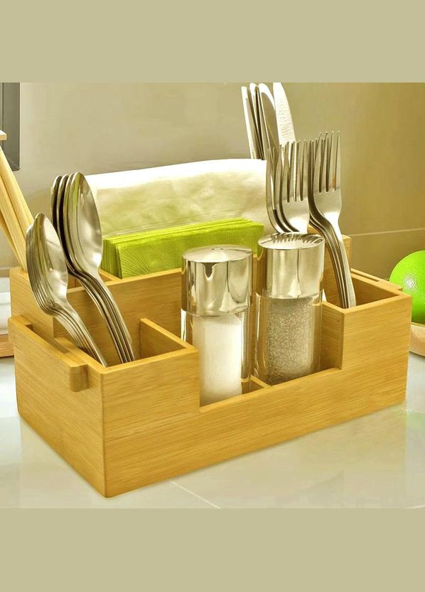 Підставка для столових приладів з дерева Аранчі каррі (ПСП-010303) No Brand (327423752)