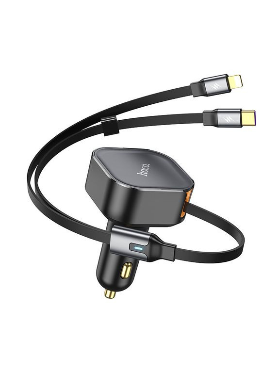 АЗУ NZ13 Clever PD30W с телескопическим кабелем Type-C на Lightning Hoco (295545932)