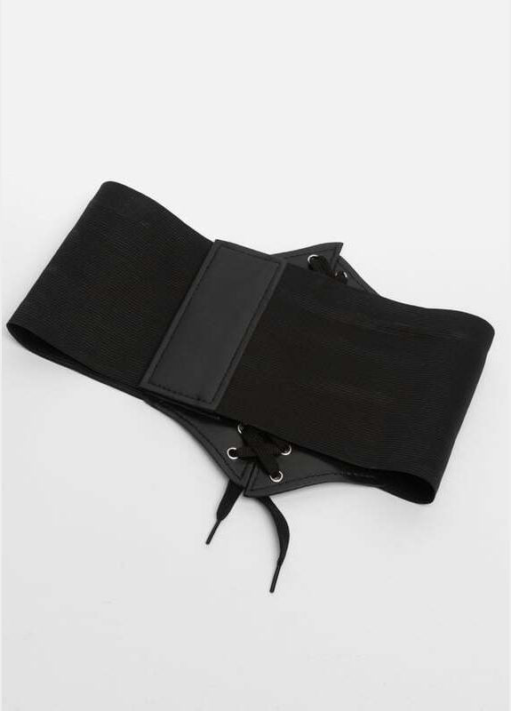 Женский декоративный корсет со шнуровкой спереди на широкой резинке женские корсеты с липучкой сзади для создания образа No Brand (292713254)