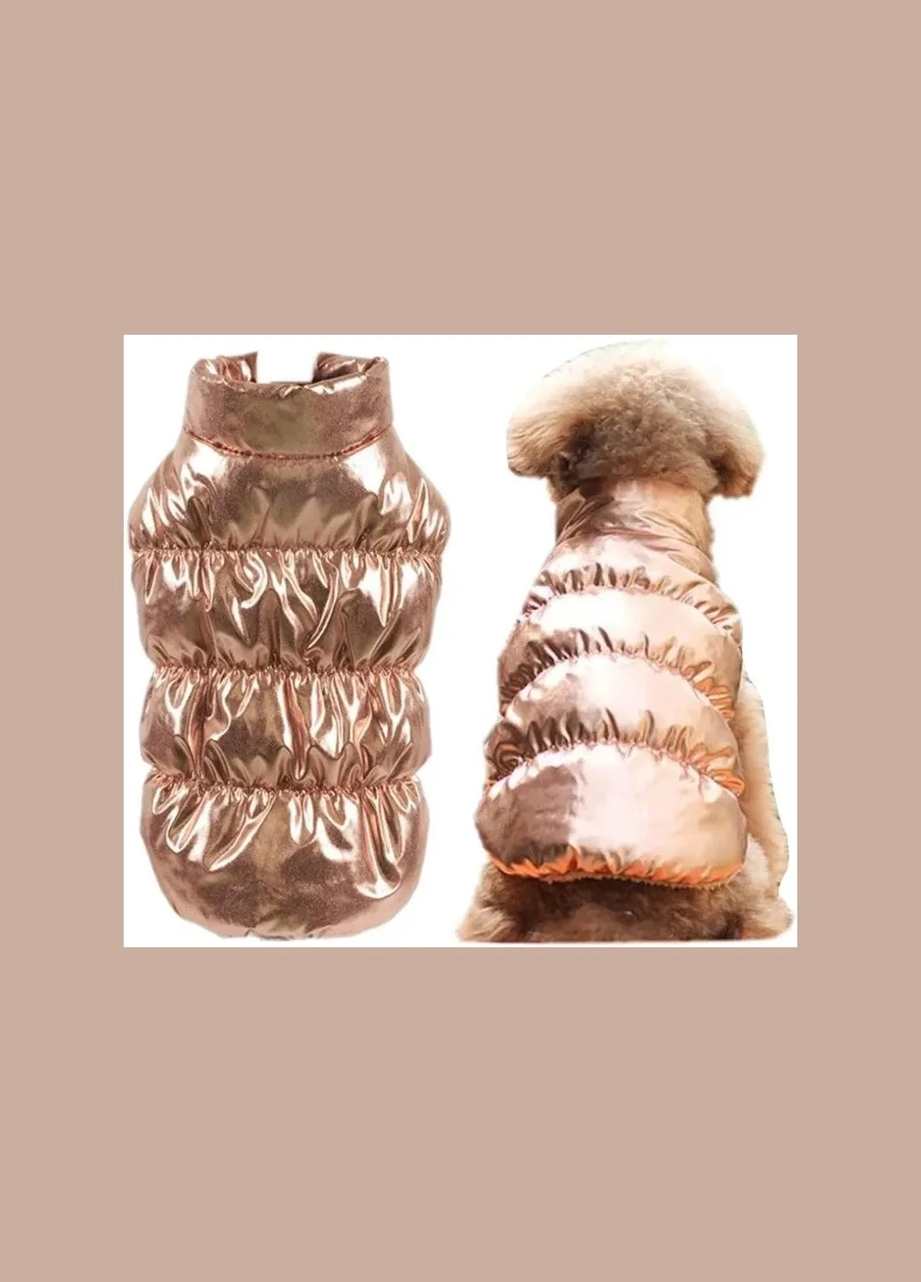 Флисовый жилет для котов и кошек Pet Style "Gold" Золотистый M No Brand - (323231858)
