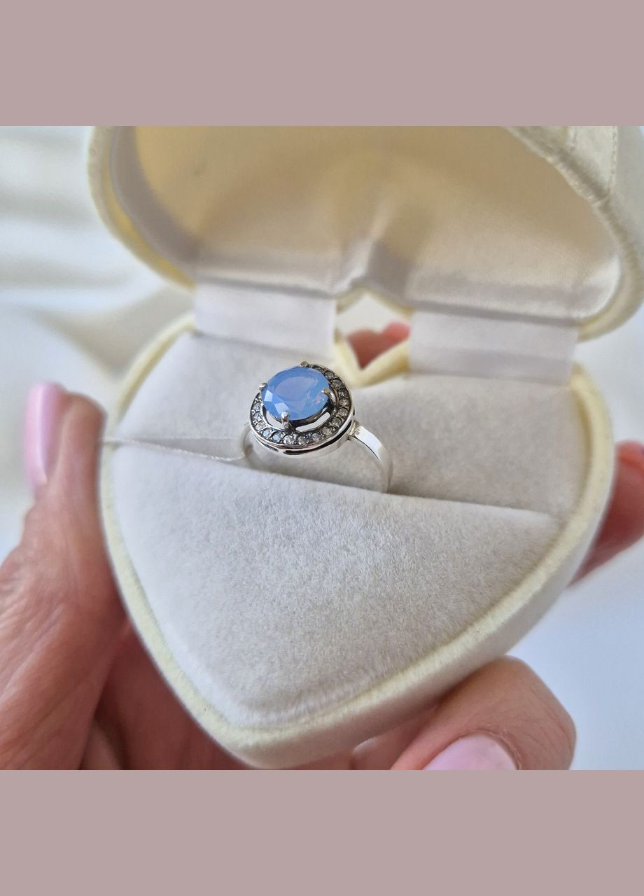 Срібне кільце Круг із місяцем Каменем.0 розмір срібло 925 проби 11090лун 1.80г No Brand (332996839)